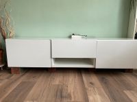 Besta IKEA TV Unterschrank Lowboardmit Schublade und Glas Platte Frankfurt am Main - Nordend Vorschau