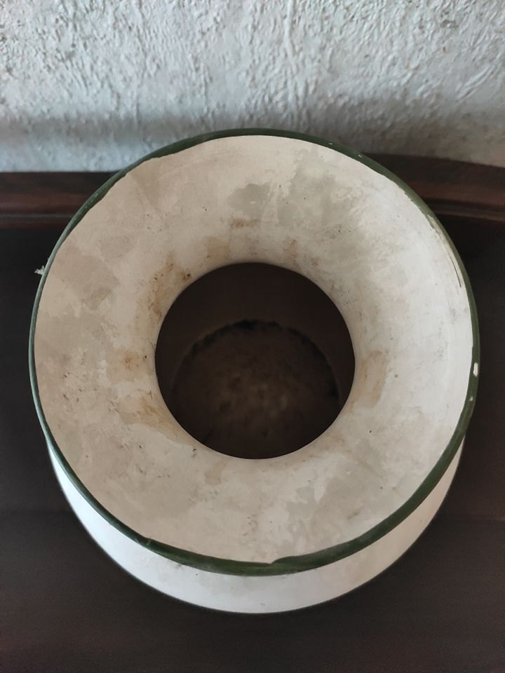 Keramikvase, Vase Sonnenblumen in Bentzin