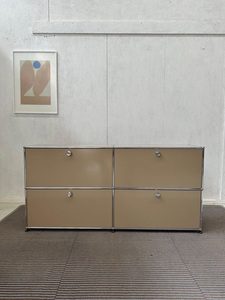 USM Haller Sideboard 2x2 - 4 Klappen Beige in Aachen