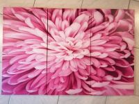 Wandbild 3 Teile rosa Blume 3 Teile à 30x60cm Rheinland-Pfalz - Ingelheim am Rhein Vorschau