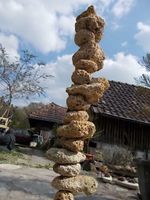 Säule Lochsteine stein steinsäule Statue Stein Skulptur gabione Baden-Württemberg - Frickingen Vorschau