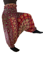 GOA-Hose/Haremshose im Bohemian (Boho) Style, rot/grün Bayern - Straubing Vorschau
