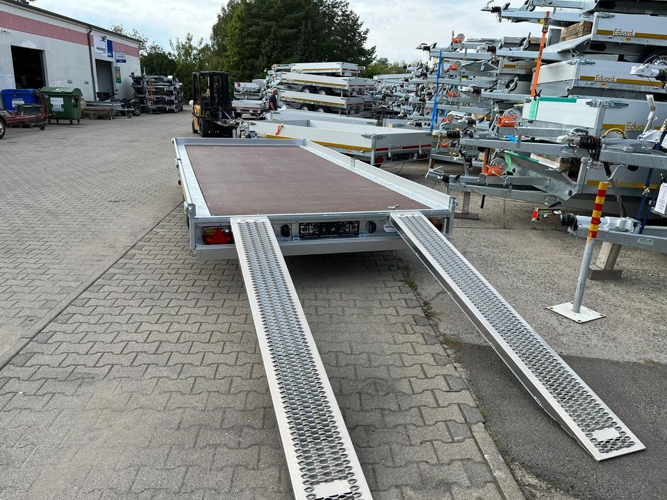 ⭐️ Eduard Auto Transporter 3000 kg 506x220x10cm kippbar Rampen 63 in Schöneiche bei Berlin