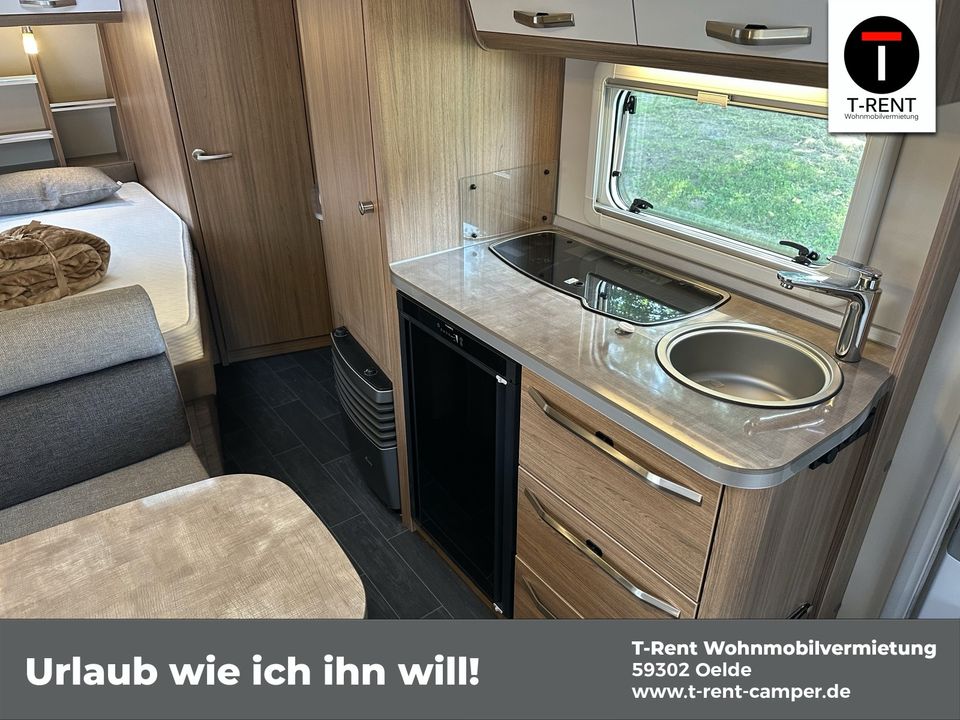 Familien Wohnwagen Tabbert Rossini mieten 11.5.-24.5.24 Aktion in Oelde