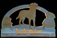 Lichterbogen Schwibbogen Labrador Hund Tier Weihnachten Mecklenburg-Vorpommern - Altenpleen Vorschau
