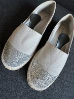 NEU: Espadrilles Größe 38 grau/silber/pailletten Sommerschuhe Lindenthal - Köln Sülz Vorschau