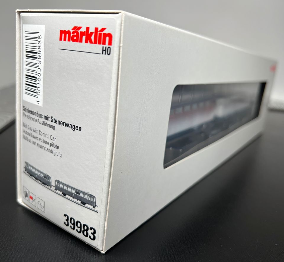 Märklin H0 39983 digital  Schienenbus+Beiw. Sound/verschneit-NEU in Neckarsulm