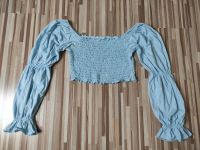 Monki Gr. S Bluse Top Langarm Top hellblau Niedersachsen - Neu Wulmstorf Vorschau