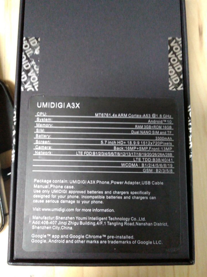 Umidigi A3X, Smartphone Android Handy in Werl
