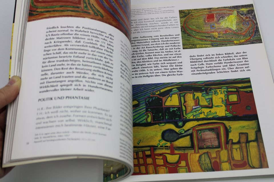 Kunstbuch, Hundertwasser, von Harry Rand. 1993, Goldprägung in Fürth