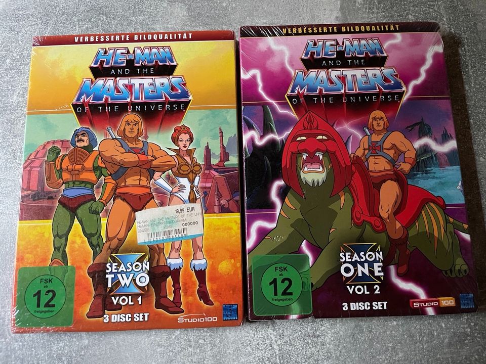 He-Man Masters of the Universe Motu DVD Season 1-2 2010 Neu in Neumünster