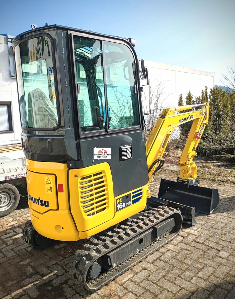 Bagger mieten 2To Komatsu + Anhänger leihen 34359 Reinhardshagen in Reinhardshagen