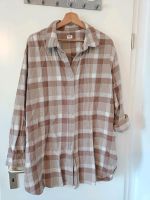 Hemd Bluse Kariert beige braun boho boheme uniqlo XL Essen-West - Frohnhausen Vorschau