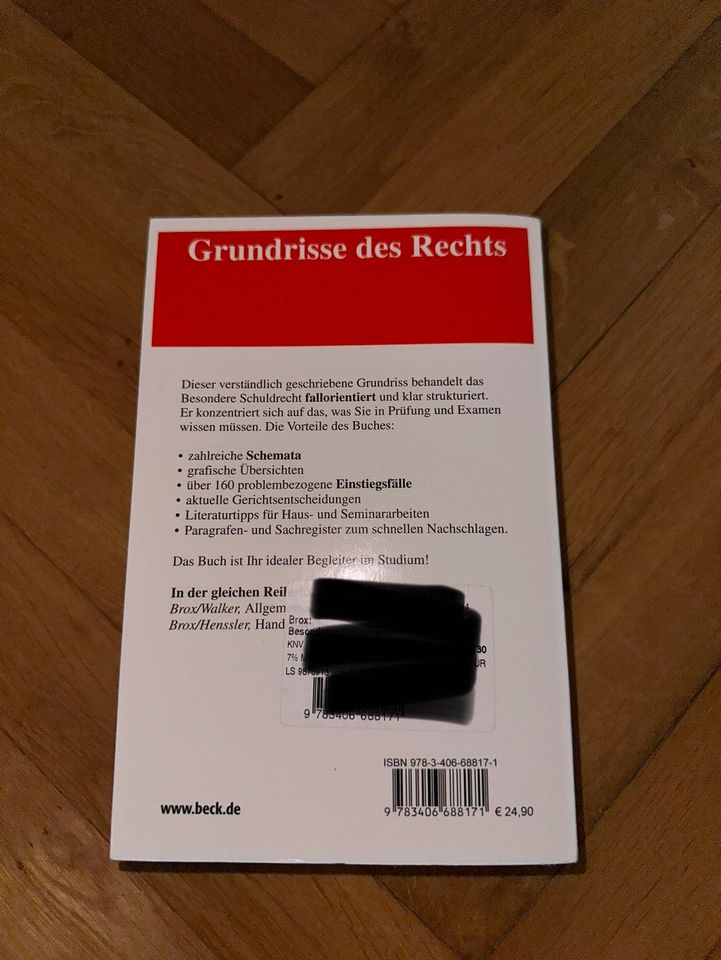 Jura/Besonderes Schuldrecht/Brox/Walker/Jurafälle/Jurabücher/Buch in Melsungen