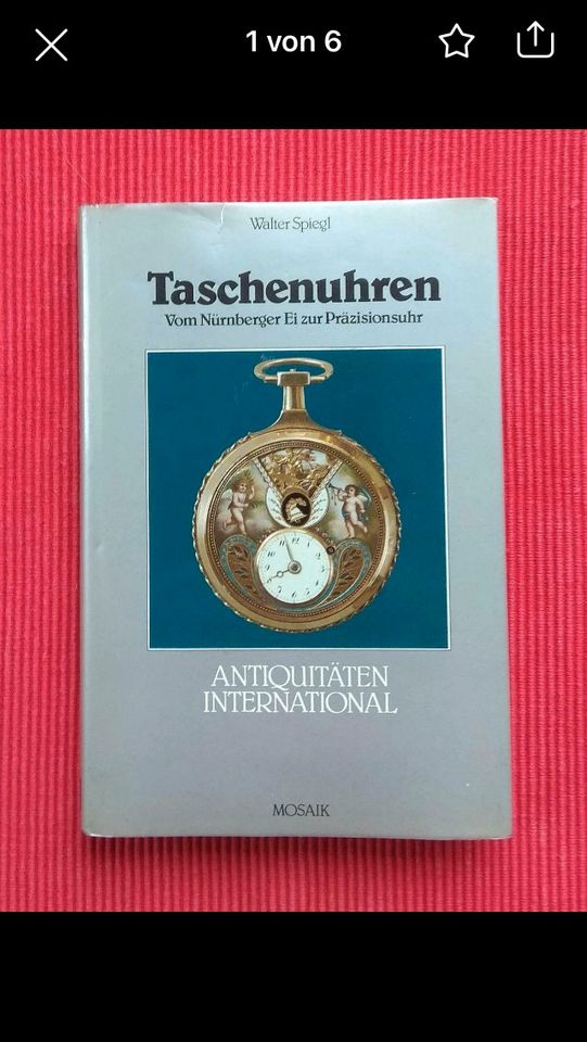 Taschenuhren Walter Spiegel, für Uhrmacher, Liebhaber, Sammler in Werdohl