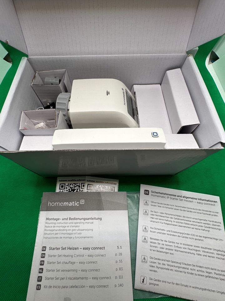 Homematic IP HmIP-SK9 Starter-Set Heizen easy connect OVP Rechng in Steinburg