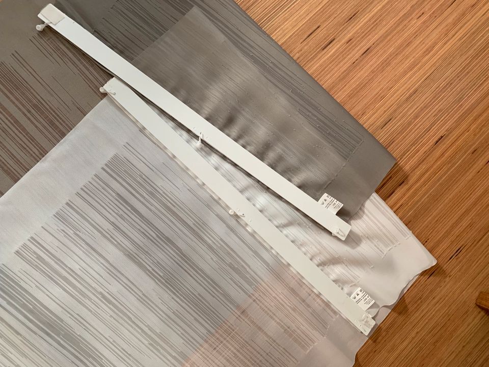 Vorhang Schiebegardine »Padova« Neutex, 57 x 175 cm grau+weiß in Nürnberg (Mittelfr)
