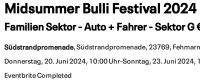 Midsummer Bulli Festival 2x Sektor G Tickets VW Bulli T1 T2 T3 T4 Hessen - Kassel Vorschau