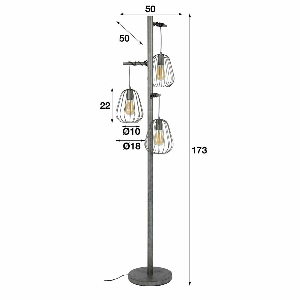 Stehlampe 3L Industrial - NEU in Bocholt