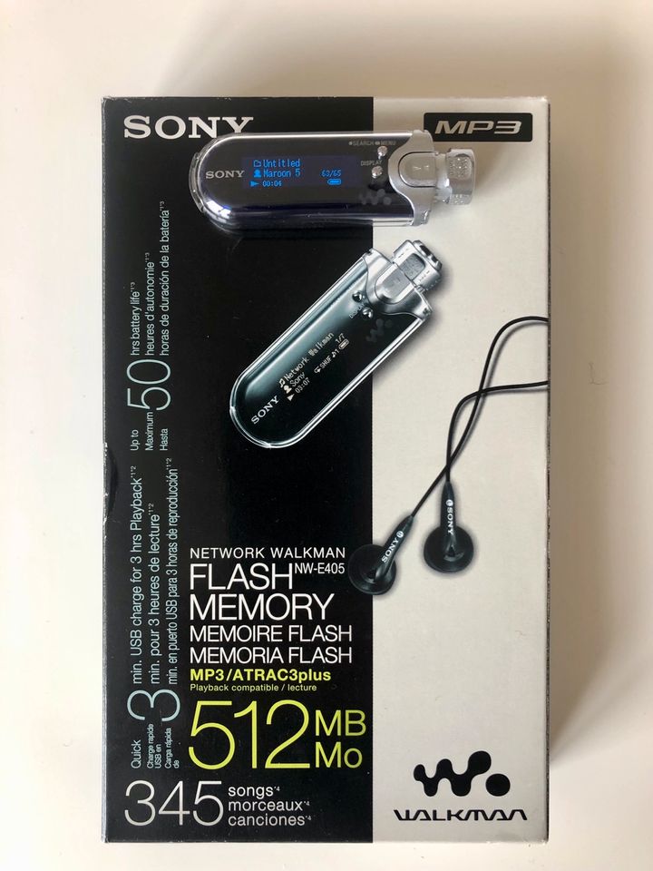 Rarität Sony MP3 Walkman Flash Memory ATRAC 3 plus  NW-E405 in Köln