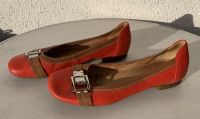 Gabor Ballerinas rot/braun + silberne Schnalle Gr. 7 Bayern - Rosenheim Vorschau