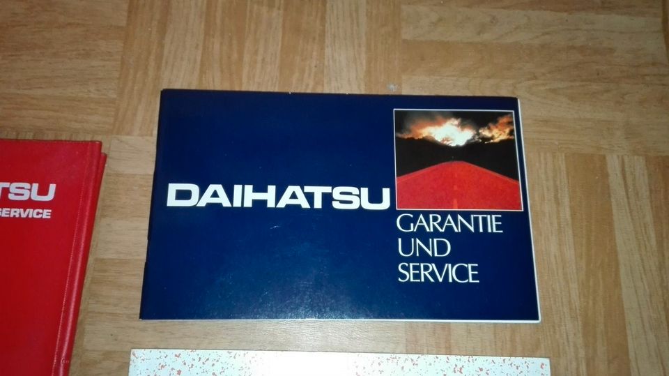 Daihatsu Cuore Bordmappe Bedienungsanleitung Baujahr 1999 in Bebra