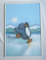 Bild mit Rahmen fürs Kinderzimmer, Pinguin 61 x 40 x 2 Vahr - Neue Vahr Südwest Vorschau