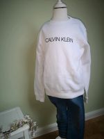 Calvin Klein Sweatshirt Gr. 140 Pullover Weiß Nordrhein-Westfalen - Porta Westfalica Vorschau