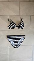 Bikini von Esprit in blau/weiß/bronze Oberteil 40C, Unterteil 42 Niedersachsen - Leer (Ostfriesland) Vorschau
