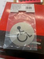 Karcher Hinweisschild Rollstuhl Edelstahl matt Nordrhein-Westfalen - Lemgo Vorschau