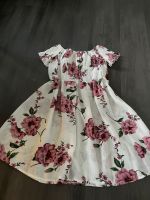 Weißes Blumen Kleid off shoulder schulterfrei Sommerkleid Bayern - Teunz Vorschau