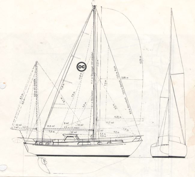 Segelyacht, Motorsegler in Süderstapel