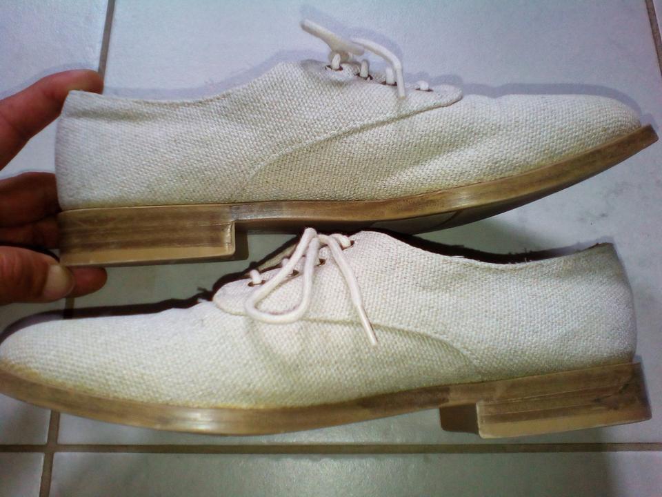 Schöne Leinenschuhe Gr. 37 in beige, reparaturbedürftig in Isenbüttel