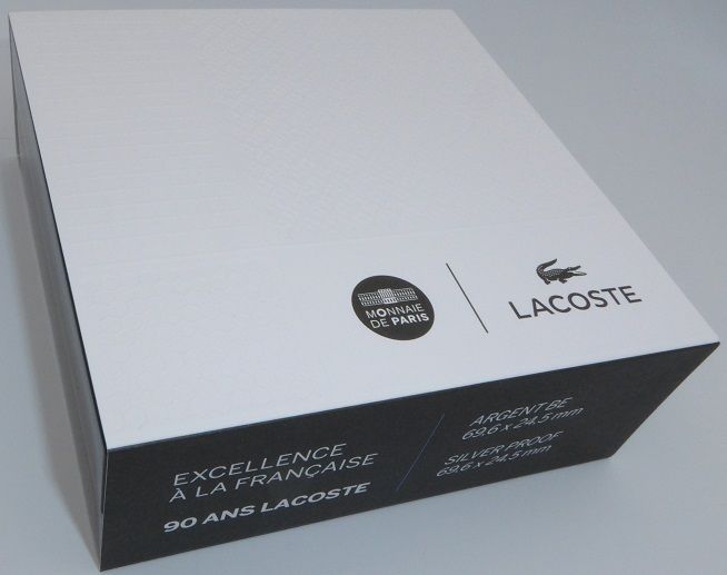 10 € Silber-Gedenkmünze „Lacoste Tennisschläger“ 2023, PP Frankr. in Tübingen