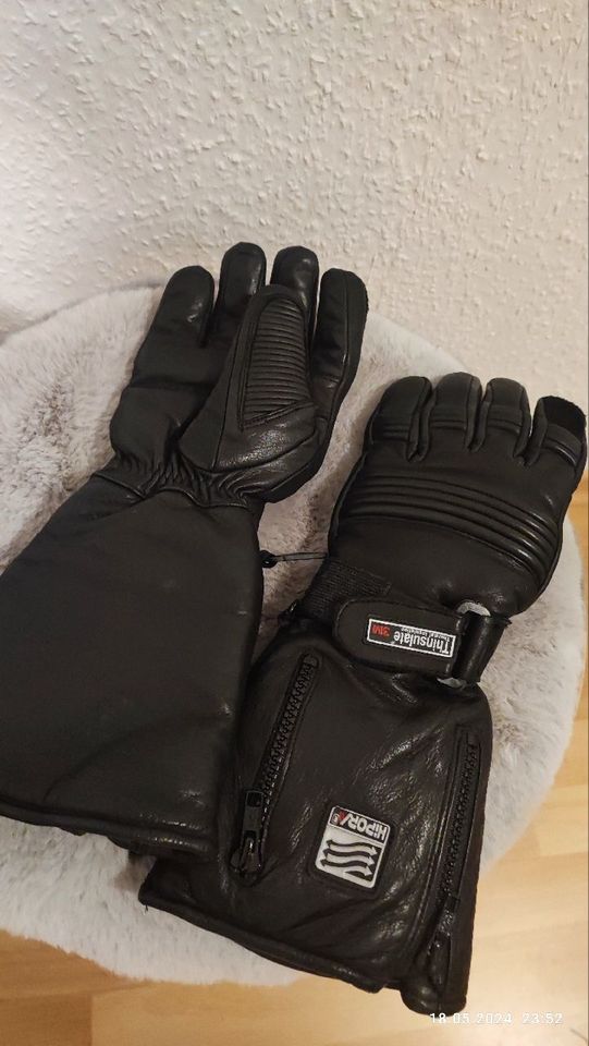 Thinsulate 3M Leder Winterhandschuhe Motorrad Damen/ Kids in Nettetal