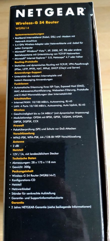 NETGEAR Wireless-G 54 Router | WGR614 in Taufkirchen