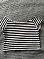 Gestreiftes Top bauchfrei T-Shirt Basic elastisch Nordrhein-Westfalen - Senden Vorschau