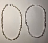 Handmade Perlenkette in weiß oder cremefarbend Niedersachsen - Gersten Vorschau