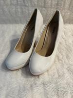 High Heels Creme weiß Brandenburg - Elsterwerda Vorschau