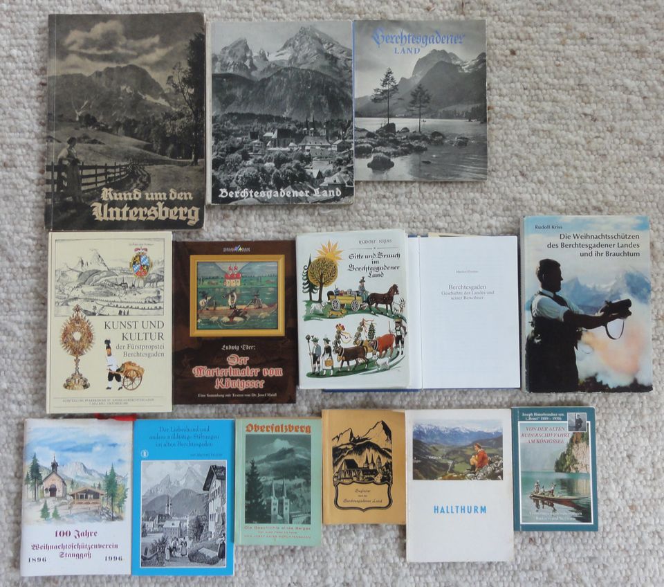 Buch Bücher über Berchtesgaden Brauchtum Obersalzberg Buttenmandl in Prien