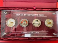 4x1 Oz Silver Investment Prestige Set 2018 Springbock Silbermünze Berlin - Charlottenburg Vorschau