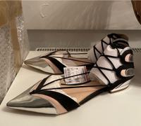 Sandalen, Ballerina, Schwarz, Silber, Zara, Gr. 41, NEU Nordrhein-Westfalen - Hagen Vorschau