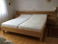 Doppelbett mit 2 getrennten Lattenrosten Rheinland-Pfalz - Budenheim Vorschau