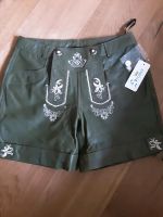 Kurze Lederhose Gr. 38 olivgrün von Stoiber Neu mit Etikett Damen Kr. Altötting - Kirchweidach Vorschau