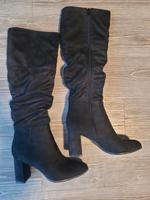 Stiefel Overknees schwarz Gr.38  High Heels Hessen - Gelnhausen Vorschau