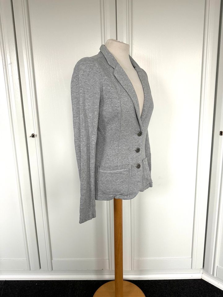 H&M Blazer Gr. S 36 Grau Chic Arbeit Sweat Lässig in Apen