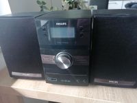 Philips CD Radio mit 2 Boxen in schwarz Baden-Württemberg - Zell am Harmersbach Vorschau