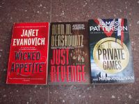 3x THRILLER NOVEL ENGLISCH PATTERSON DERSHOWITZ EVANOVICH Bests. Mitte - Tiergarten Vorschau