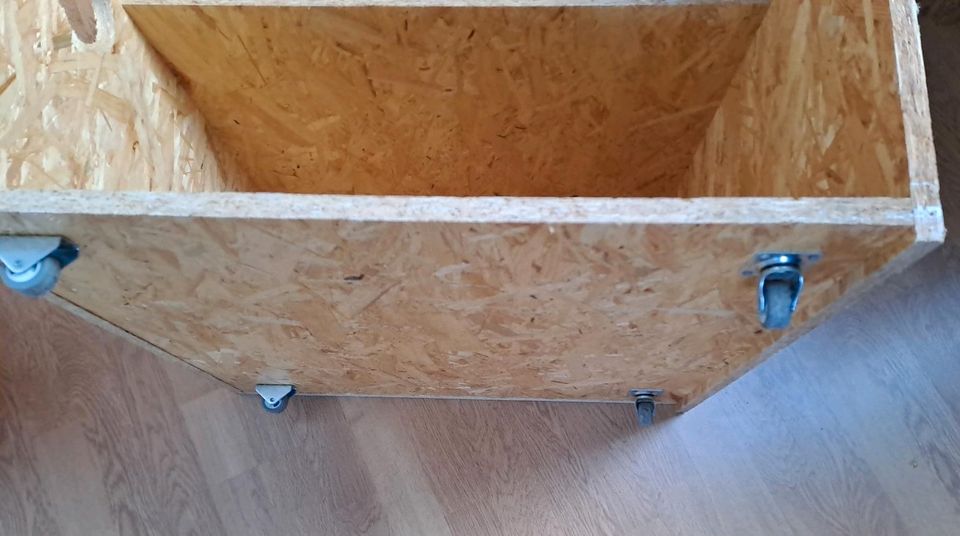 Küchenschrank auf Rollen DIY selbst gebaut in Mainz