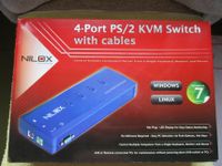 NILOX - 4-Port PS/2 KVM Switch with Cables - NEU - OVP - Bayern - Wiesau Vorschau